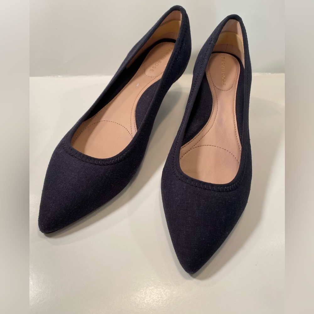 Taryn Rose Navy Nicki Pump 8